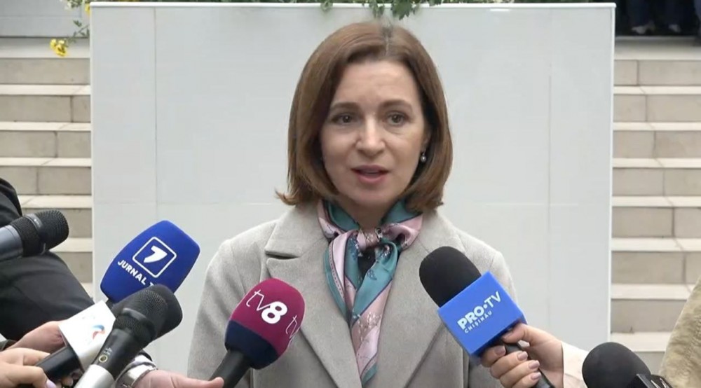 Maia Sandu a anunțat pentru ce a votat