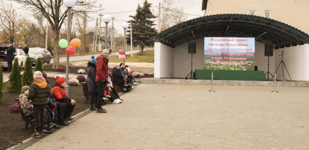 Estradă de vară inaugurată în Nicolaevca de la Florești. Localitatea trece printr-un proces de modernizare și amenajare