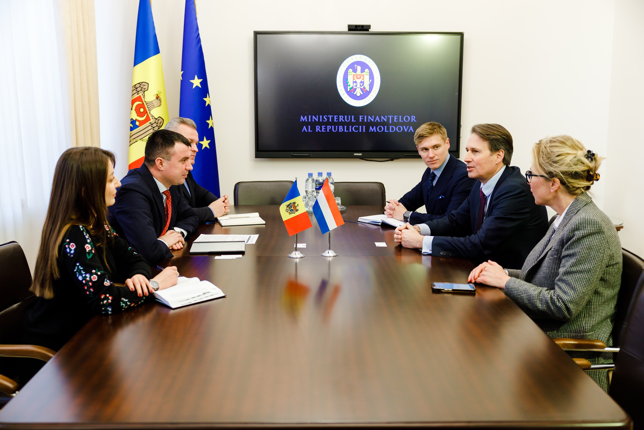 Cooperarea moldo-olandeză discutată la întrevederea ministrului Finanțelor cu ambasadorul Olandei, Fred Duijn