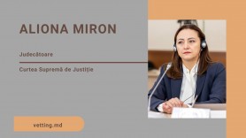 Evaluarea reluată a judecătoarei Aliona Miron: Ce decizie a luat Comisia Pre-Vetting în privința candidatei