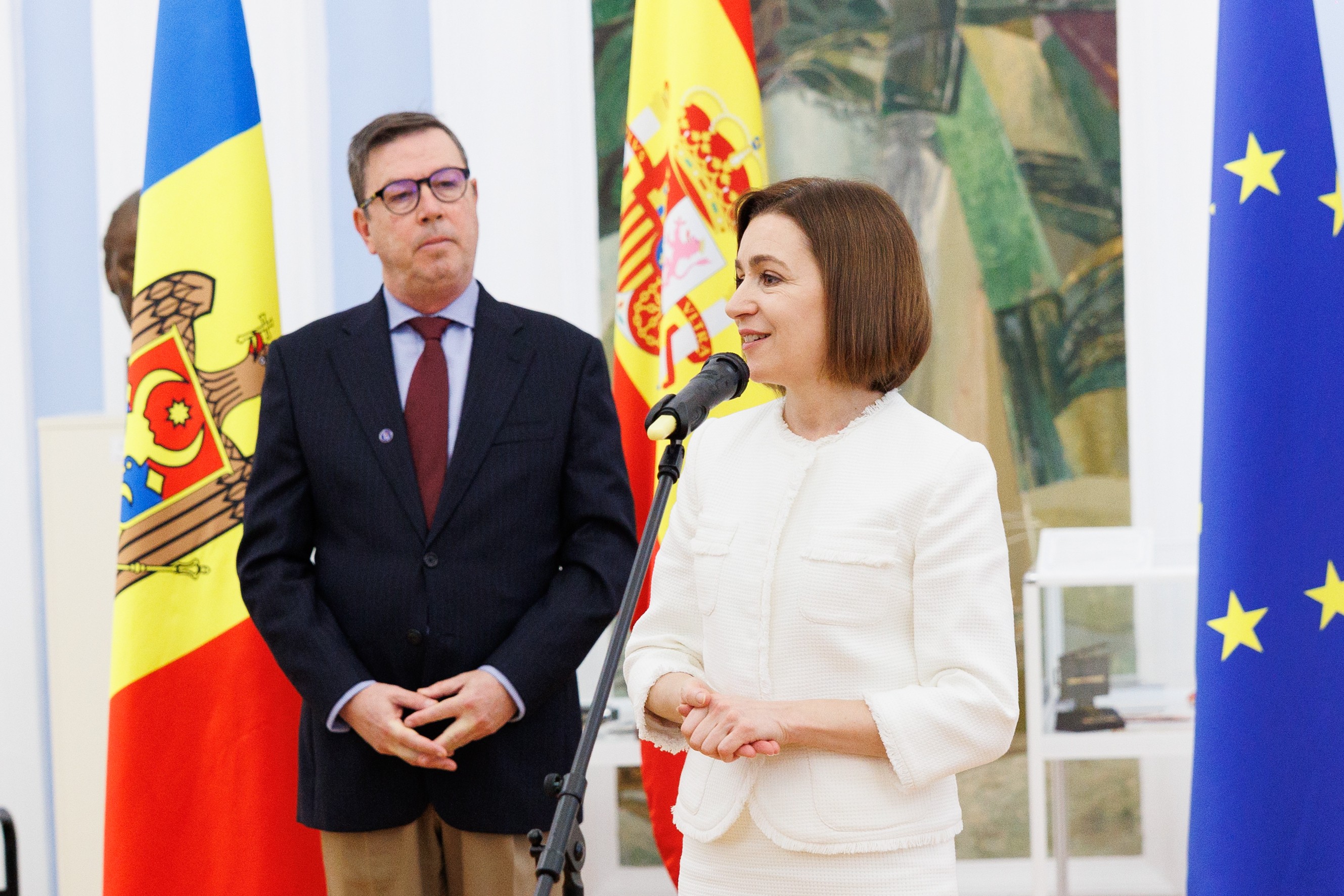 Maia Sandu le-a mulțumit ambasadorilor țărilor UE pentru contribuția țărilor lor la inițierea negocierilor pentru aderarea Moldovei la UE