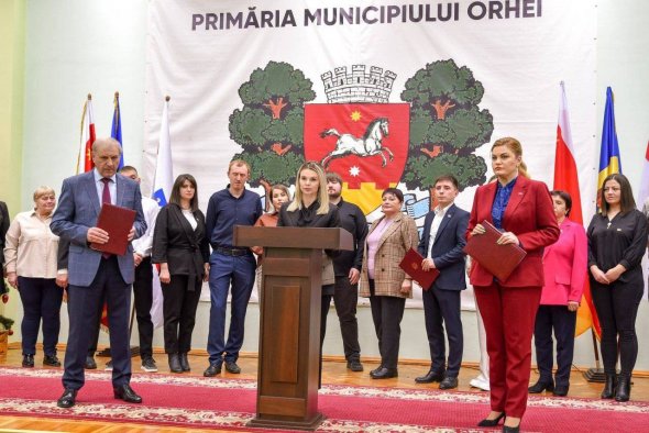 FOTO // Planurile de dezvoltare a municipiului Orhei, prezentate de Tatiana Cociu și consilierii din fracțiunea „Pentru Orhei”