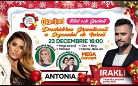 OrheiLand pregătit de Sărbătorile de Iarnă: Pe 23 decembrie, la ora 16:00 marea deschidere cu artiști din est și vest