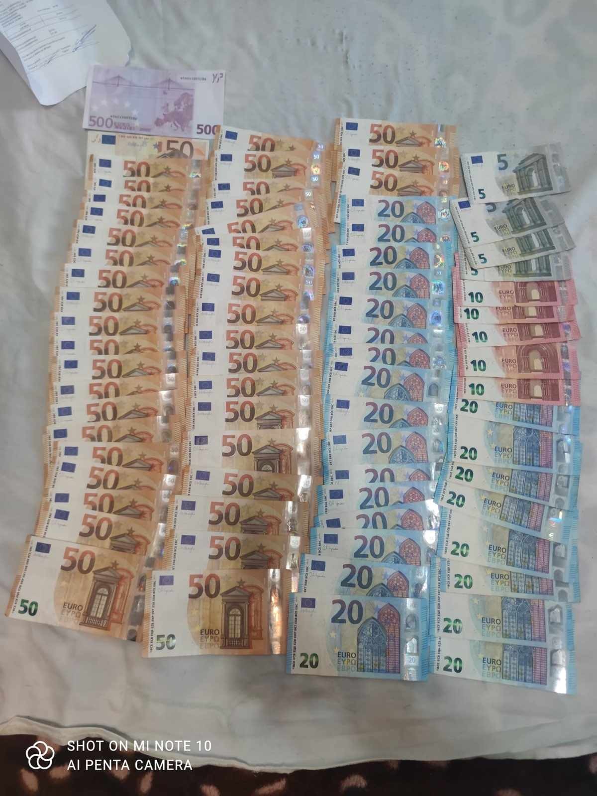 FOTO // Percheziții într-un dosar de spălare de bani. Un grup criminal organizat ar fi operat tranzacții suspecte, introducând în țară mii de euro și dolari