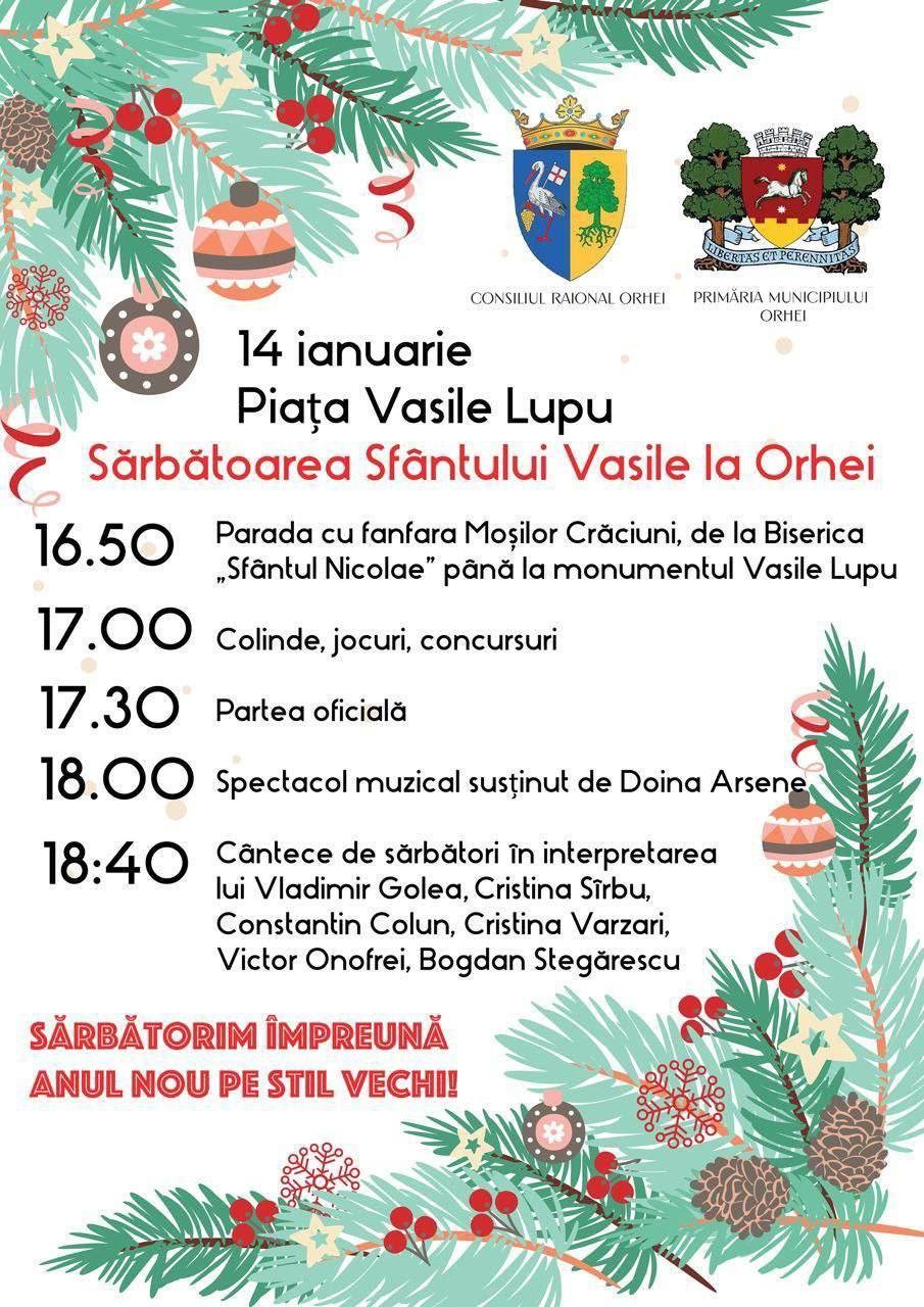 Anul Nou pe stil vechi - Administrația locală de la Orhei invită toți doritorii la un eveniment cultural dedicat sărbătorilor de iarnă