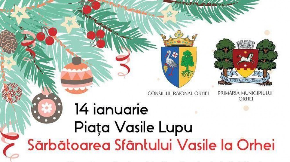 Anul Nou pe stil vechi - Administrația locală de la Orhei invită toți doritorii la un eveniment cultural dedicat sărbătorilor de iarnă