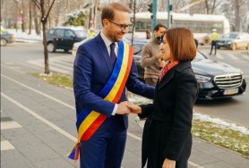 Maia Sandu, în vizită în România: „Ce vedem la Timișoara, vrem și pentru Republica Moldova”