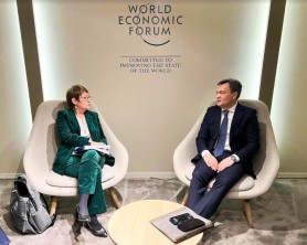 Dorin Recean a discutat cu președinta Băncii Europene pentru Reconstrucție și Dezvoltare