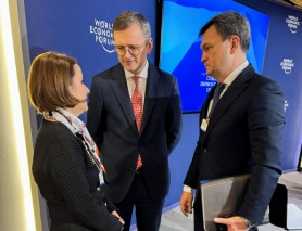Dorin Recean, la Davos: „Viitorul nostru este în Uniunea Europeană”