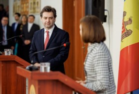 Maia Sandu, la depunerea mandatului lui Nicu Popescu: „Am reușit să depășim obstacolele, să transformăm visul european într-o realitate palpabilă”