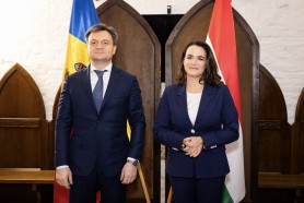 Dorin Recean la întrevedere cu președinta Ungariei: „Suntem ferm angajați să continuăm reformele și procesul de modernizare europeană a Republicii Moldova”