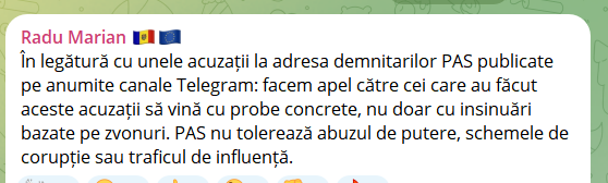 Unii deputați PAS fac trafic de influență, corupând licitații de la stat? Cum comentează Igor Grosu aceste informații