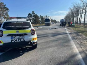FOTO // Accident grav la Sîngerei. Un bărbat a murit