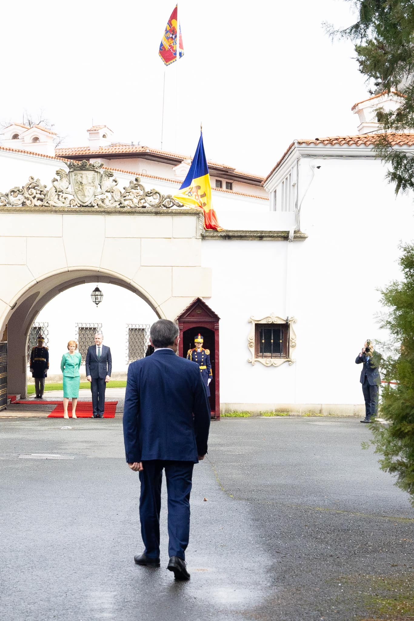 FOTO // Igor Grosu, primit la Palatul Elisabeta: Contăm în continuare pe ajutor şi susţinere