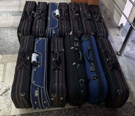 FOTO // Contrabandă cu vioare, deconspirată la Leușeni. Bunurile au fost ridicate de către vameși