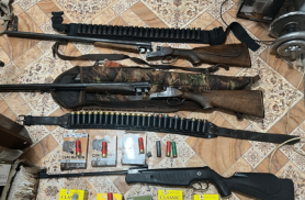 Arme și muniții confiscate la Cahul. Autoritățile vor stabili dacă au fost utilizate pentru infracțiuni