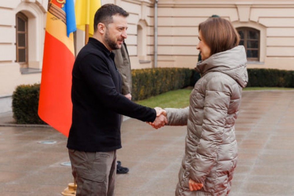Maia Sandu la Kyiv: „Împreună cu Ucraina suntem mai puternici și pregătiți să ne protejăm cetățenii de șantajul Rusiei”
