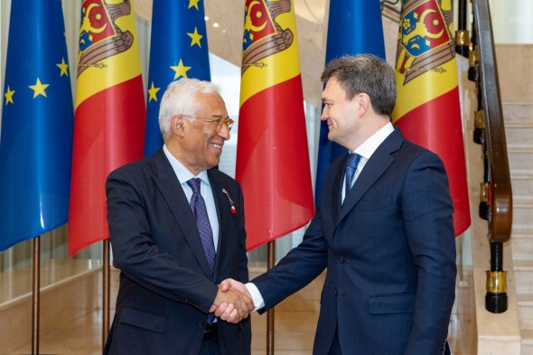Dorin Recean a avut o întrevedere cu președintele Consiliului European