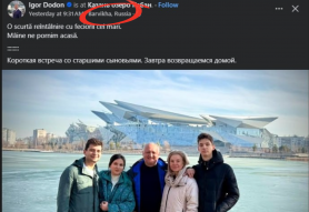 Dodon în vizită la Șor? Fostul președinte a publicat o postare din regiunea unde ultimul are o vilă