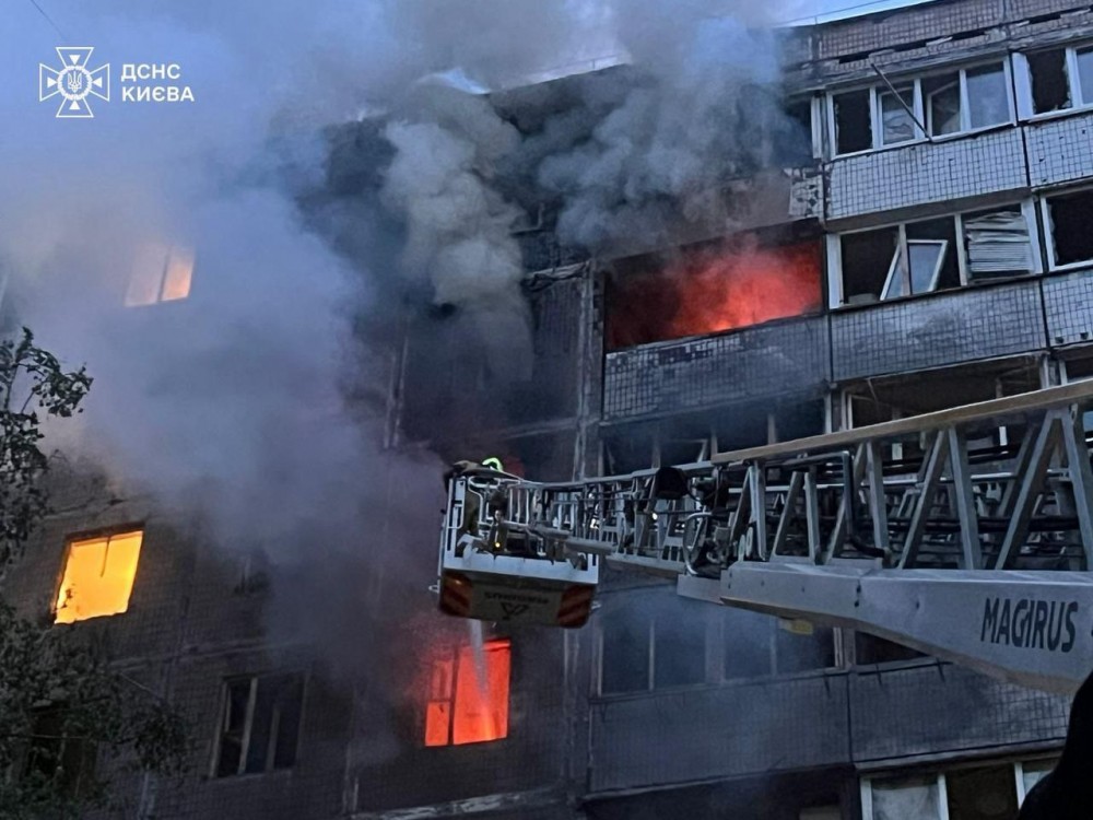 Atac sângeros cu drone la Kiev: Doi morți și opt răniți în urma loviturii rusești