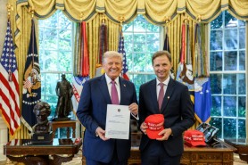 Ambasadorul Vlad Kulminski și-a prezentat scrisorile de acreditare președintelui SUA, Donald J. Trump