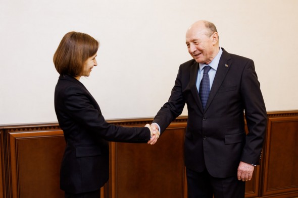 Traian Băsescu critică declarația Maiei Sandu despre unirea cu România: Putea să fie prudentă