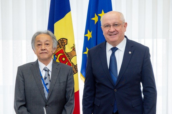 Prim-ministrul Alexandru Munteanu a avut o întrevedere cu Ambasadorul Japoniei
