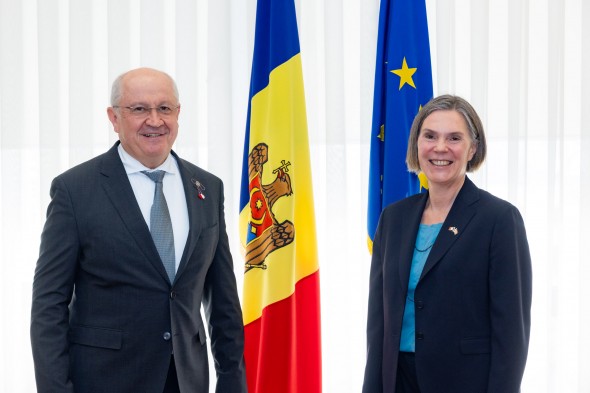 Alexandru Munteanu a avut o întrevedere cu șefa Oficiului Ambasadei Norvegiei la Chișinău