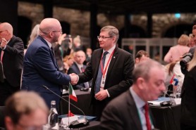 Igor Grosu s-a întâlnit la Copenhaga cu mai mulți președinți de parlamente europene