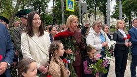 Irina Vlah la Marsul Victoriei: Vom face totul pentru ca deasupra Moldovei sa fie mereu cer senin si pace