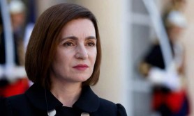 Maia Sandu condamnă căderea unei drone rusești pe un bloc din România
