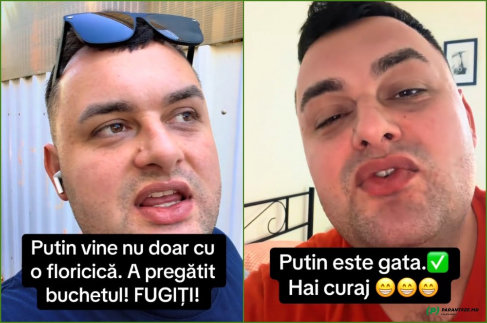 Un tiktoker moldovean este acuzat de propagandă a războiului și incitare la ură online. A fost reținut