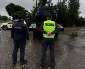 Șofer beat, oprit la Bălți după ce a condus haotic și a devenit agresiv față de polițiști