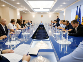 Maia Sandu s-a întâlnit cu primarii din UTA Găgăuzia, în cadrul consultărilor privind organizarea alegerilor