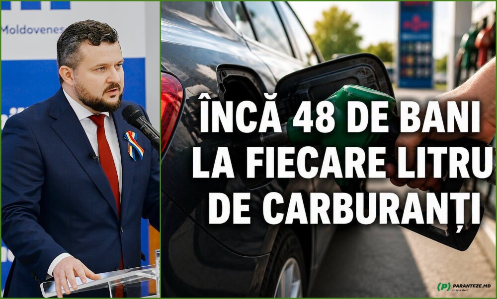 PNM cere Guvernului să explice public cum a fost calculată taxa de 48 de bani pe litrul de carburant